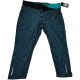 Nike Twisty Crop Printed Dri-FIT Night Shade Black Turbo Green XLarge 