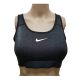 Nike Pro Classic Medium-Support Compression Sports Bra Charcoal Black Medium