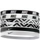 Nike Active Mini Printed Headband Set 6 PK Black White One Size from Affordable Designer Brands