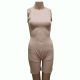 Naomi Nicole Firm Comfortable Long Leg Open Bust Body Shaper Nude