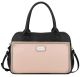 Nine West Double Vision Multicolor Medium Black Ivory  Satchel Handbag