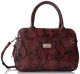 Nine West  Double Vision Medium Dark Cranberry Satchel Handbag