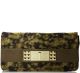 Olivia And Joy OJ44872 Selma Olive Dot Print Clutch
