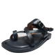 Patricia Nash Womens Fidella Sandals Leather Black 6.5 M from Affordable Designer Brands