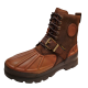 Polo Ralph Lauren Mens Shoes Oslo Duck Leather Lace Up Brown waterproof Rain & Snow Boots Brown 9D from Affordable Designer Brands
