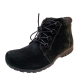 Propet Womens Shoes Delaney Suede Leather Ankle Booties 8N Black from Affordable Designer Brands