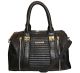 Rampage Quilted Black Satchel handbag