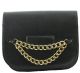 Rampage RP4267-MA Chain Strap Black Crossbody Handbag front Affordable Designer Brands 
