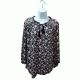 Style & Co Women Printed Embroidered Top Blouse Medley Ditsy Large Affordable Designer Brands