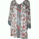 Style & Co Women's Floral Print Center Sheer Panel Top Canvas Celadon Xlarge Affordable Desigern Brands