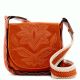 Sam Edelman Emma Emboidered Saddle Bag Cognac Affordabledesignerbrands.com