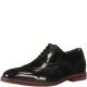 Steve Madden Men's Cingular Wingtip Black Leather Oxford 13 M Affordable Designer Brands