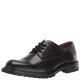 Steve Madden Men's Karbon Black Leather Oxford 7.5 M from Affordable Designer Brands
