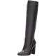 Steve Madden Women's Eton Fashion Boot, Black Leather 