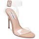 Steve Madden Women's Seeme Lucite Dress Sandals Natural 9.5M from Affordabledesignerbrands.com