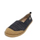 Sugar Womens Evermore Mini Stripe Fashion Espadrille Flats  Fabric Navy Multi Wash Stripe 8.5M from Affordable Designer Brands
