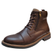 Tommy Hilfiger Mens Dress Casual Shoes Hyder Zipper Brown Ankle Boots 12M from Affordable Designer Brands
