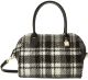 Tommy Hilfiger Heritage Small Bowler Black White Plaid Handbag
