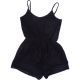 Ultra Flirt Juniors' Lace Romper Black Large