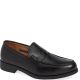 Vince Camuto Men's Nait Black Leather Penny Loafer 9.5M Affordable Designer Brands