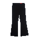 XOXO Juniors Pants, Curvy Bootcut T Black 7/8