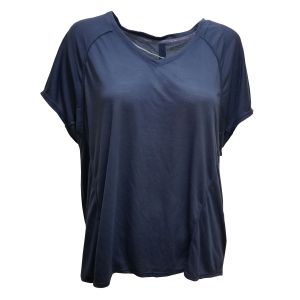 Calvin Klein Performance Relaxed Tie-Back T-Shirt Grey Large