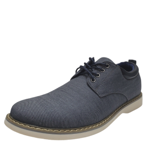 Members Only Mens Casual Chambray Oxfords Fabric Navy 9M Affordable Designer Brands