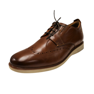 Nunn Bush Mens New Haven Wing Oxfords Cognac Brown 10.5W Affordable Designer Brands