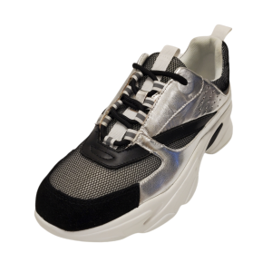 Steve Madden Mens Mentall Sneakers Silver 8M Affordable Designer Brands
