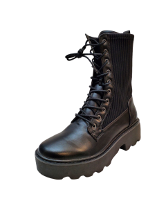 BAR III Womens Outdoor Shoes Taryin Lace Up Combat Boots Black 9M from Affordable Designer Brands