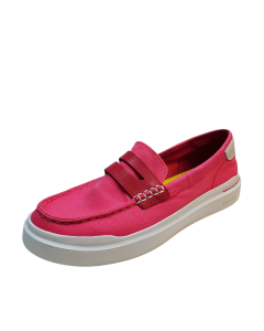 Cole Haan Womens Shoes Grandpro Rally Canvas Slip On Loafers 9B Pink Bright Berry from Affordable Designer Brands