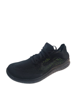 Nike Mens Barefoot like Running Shoes Free Rn Flyknit 2018 Sneakers 8M Black from Affordable Designer Brands