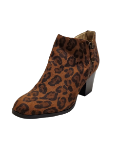 Style & Company Womens  Shoes Masrinaa  Zipper Ankle Ankle Booties 6M Leopard New No Box from Affordable Designer Brands