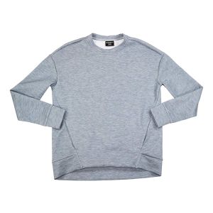 32 Degrees Drop-Shoulder Fleece Top Sweatshirt Heather Grey XLarge