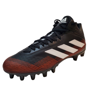 Adidas Mens Football Cleats Freak 20 Carbon Athletic Shoes 10M Black White Orange from Affordable Designer Brands