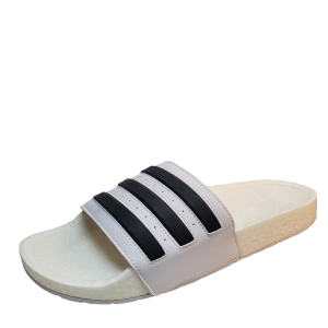 Adidas Comfort Shoes Adilette Boost Slip On Slide  Sandals Black White 12 from Affordable Designer Brands