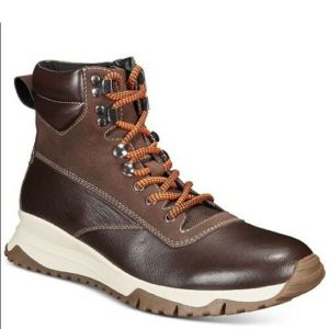 Alfani Men's Reggie Tan Leather Alpine Boot 8 M from Affordable Designer Brands