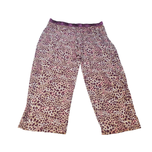 Alfani Essentials  Intimates Women Pajama Pants Bottom 2XLarge Purple Dove Animal