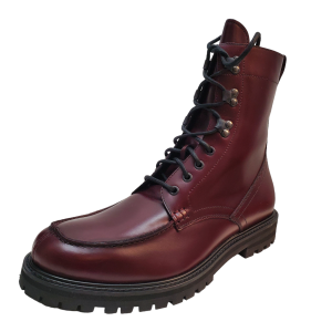 Aquatalia Mens Shoes Ira Italian Leather Waterproof Ankle Boots 9.5M Oxblood Red from Affordable Designer Brands