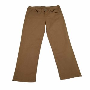 American Rag Cropped Cuffed Colored Skinny Jeans Woodsmoke Brown