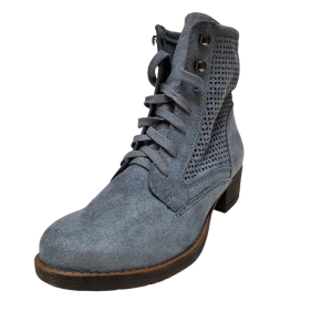 American Rag Women's Ramona Lace-Up Ankle Combat Boots Blue 7.5 M Affordable Designer Brands