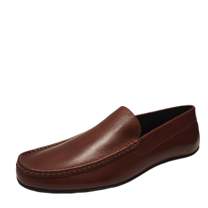 Anthony Veer Mens Dress Shoes Cleveland Leather Slip On Brown Driver 9D Saddle Tan from Affordable Designer Brands