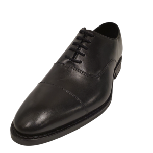 Anthony Veer Mens  Essentials Clinton Cap Toe Goodyear Welted Oxford Leather Black 8.5D from Affordable Designer Brands