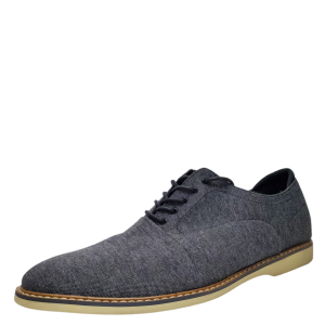 Bar III Mens Dylan Lace-Up Oxfords Cotton Charcoal Grey 9 M from Affordable Designer Brands