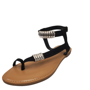 Bar III Womens Vella Flat Sandals Black 9M from Affordable Designer Brands