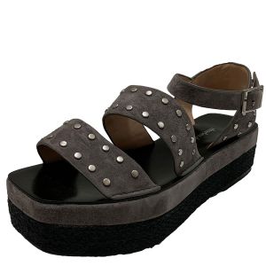 Charles David Womens Collection Madeira Kidsuede Platform Sandals 6.5 M Affordable Designer Brands