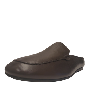 Carlos by Carlos Santana Mens Planeo Leather Mule Slide Sandals Dark Chocolate US 12 D from Affordable Designer Brands