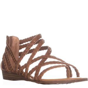 Carlos by Carlos Santana Womens Amara Synthetic Brown Sandals 11M from Affordable Designer Brands