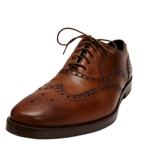 Cole Haan Mens Hamilton Grand Wingtip Oxford Dress Leather British Tan 9M from Affordable Designer Brands