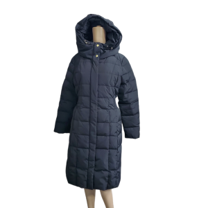 Cole Haan Womens Box-Quilt Down Puffer Polyester Coat Black Medium from Affordable Designer Brands